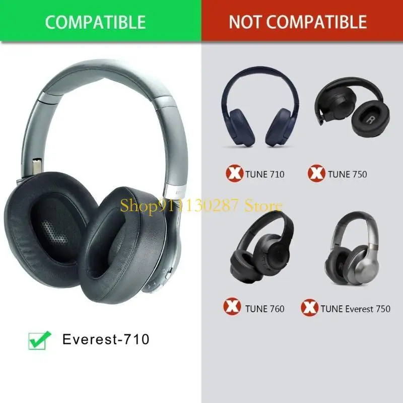 Funda J1HC ElasticEar para auriculares Everest710, almohadillas para los oídos con cancelación ruido, funda para para