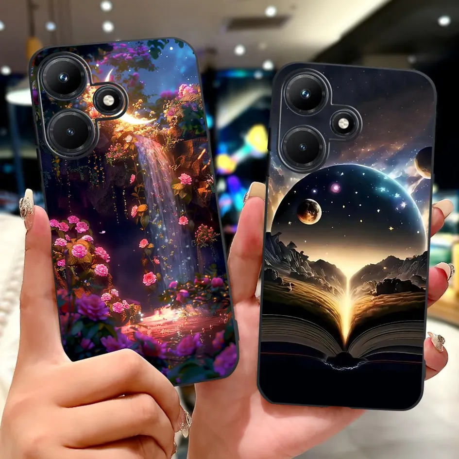 Funda silicona Infinix Hot 30 30i 4G – Flor suave antigolpes - imagen 4