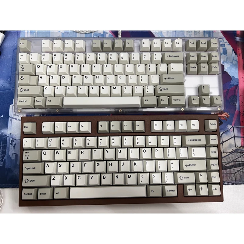 Juego de teclas con tema Beige SW, teclas de doble disparo para teclado mecánico, teclas personalizadas para teclado de oficina y juegos - imagen 5