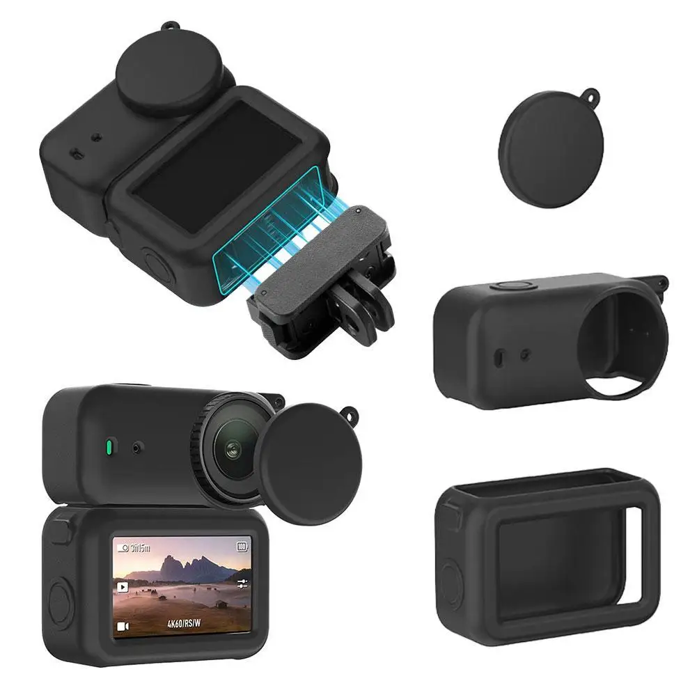Funda protectora de silicona para dji Osmo Nano, Protector de pantalla corporal para cámara, funda antiarañazos para dji Osmo Nano Accessori B1R2 - imagen 5