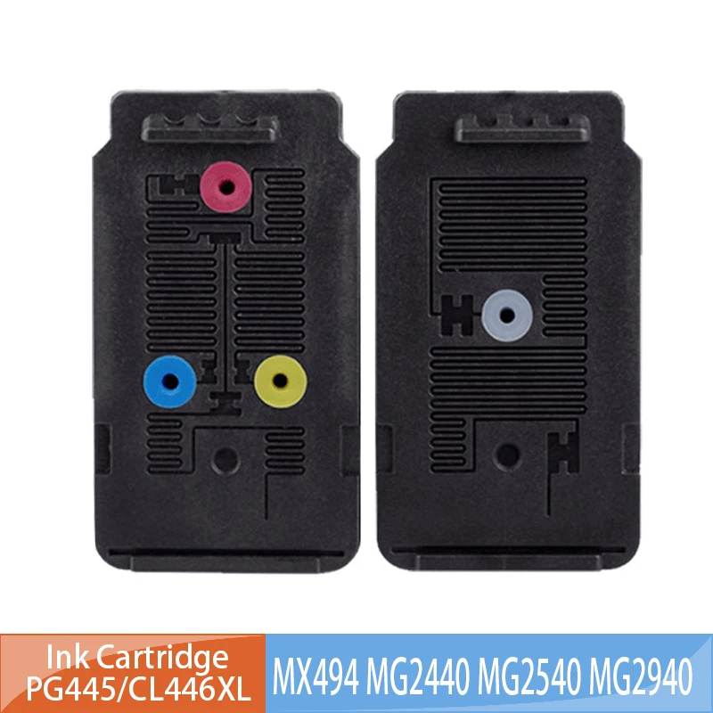 PG445XL CL446XL PG-445 CL-446 PG 445 CL 446 cartucho de tinta recargable para Canon Pixma MX494 MG 2440 2540 2940 2540S IP2840