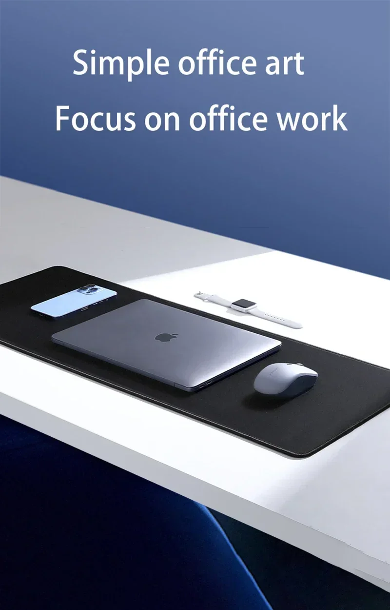 Mairuige Alfombrilla de ratón grande, teclado grande para ordenador portátil de escritorio con borde de bloqueo, alfombrilla para escritorio de escritura, juegos, oficina, deportes, borde de bloqueo personalizado - imagen 4