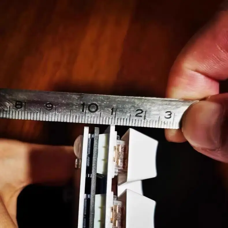 X4A Mini Kit de teclado dividido 1U 40 teclas de aluminio personalizado QMK intercambiado en caliente/MX soldado/interruptor corto con cable tipo C teclado de oficina - imagen 2