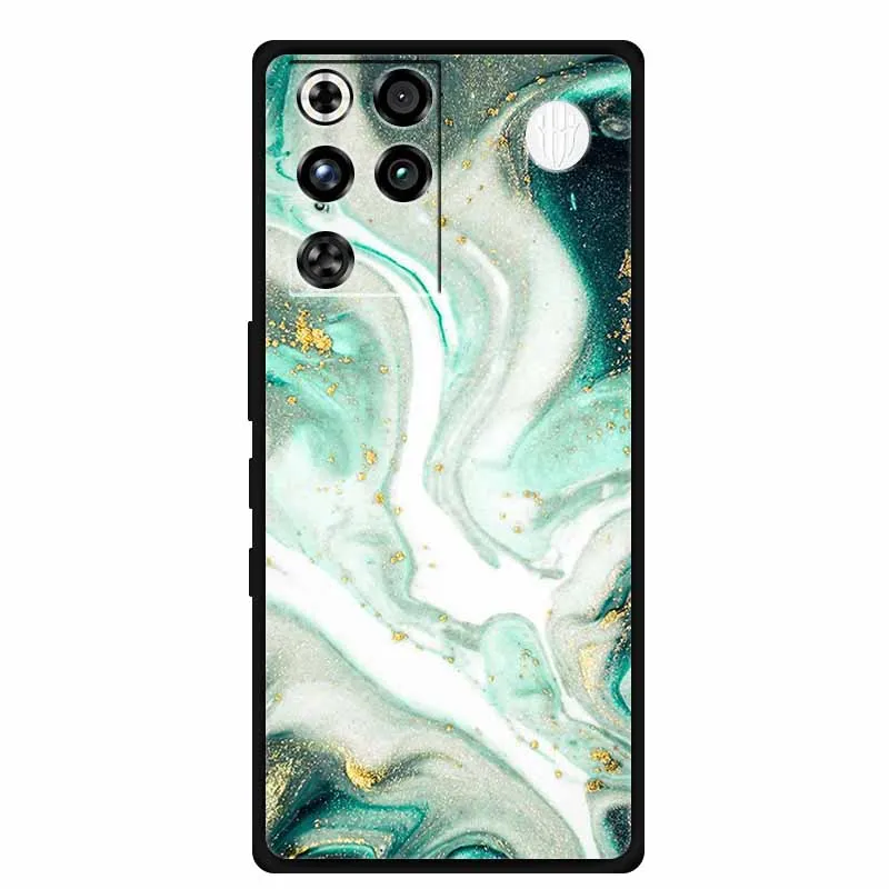 Para ZTE Nubia RedMagic 11 Pro funda de mármol fundas de teléfono de silicona suave para RedMagic 11 Pro contraportada parachoques pintado de Mica colorida - imagen 5