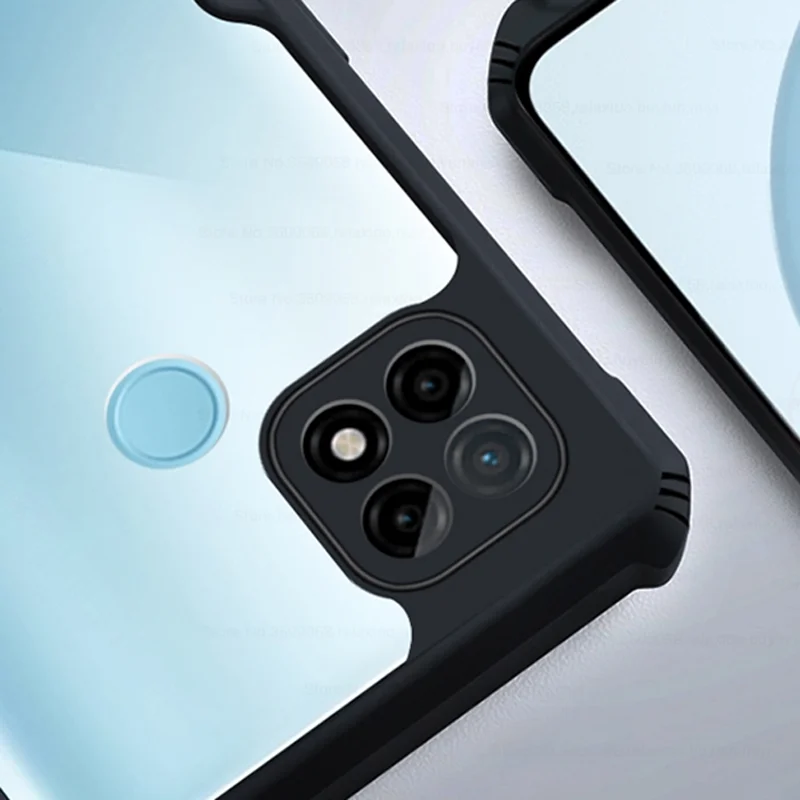 Para Realmi C21 funda transparente acrílica TPU parachoques armadura proteger Coque para Realmy Relme Realme C21 C 21 RealmeC21 Fundas - imagen 3