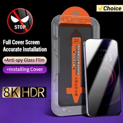 Vidrio Templado Antiespía iPhone 16-11 Pro y XS Max XR X – Sin Polvo