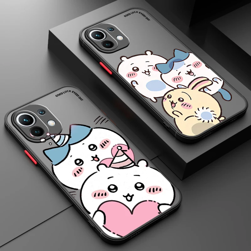 Funda de teléfono suave de dibujos animados c-chiikawas u-usagis para Xiaomi Mi 13 12 12T 11T 11 11i 10T 10 9T Pro Lite Ultra 5G - imagen 2