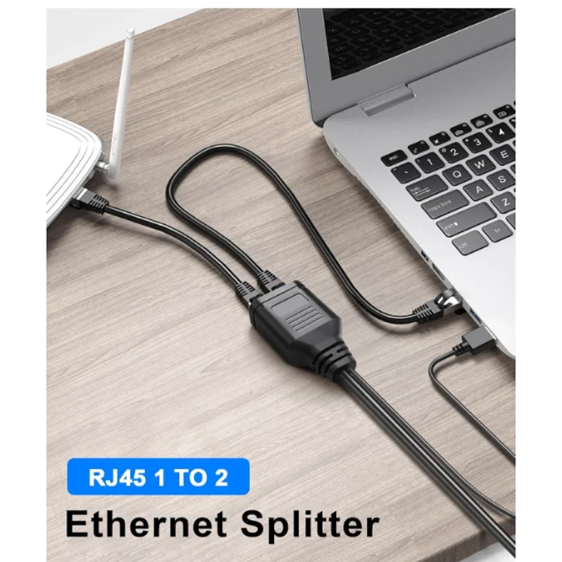 Divisor Ethernet 1 a 3 1 a 2 1 a 4 conmutador Ethernet de Internet CAT6 RJ45 convertidor adaptador divisor de redes hembra 1000Mbps - imagen 2