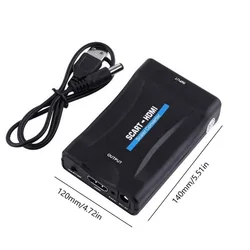 Convertidor SCART/BNC a HDMI con Escalador Digital