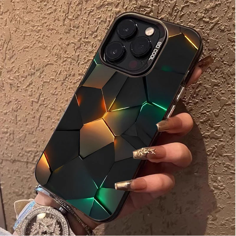 Funda de bloque de construcción Irregular de moda para Samsung Galaxy A55 A35 A25 A15 A05 A05S 5G A13 A23 A12 A22 A32 A52 A52S A72 A51 A71 4G - imagen 3