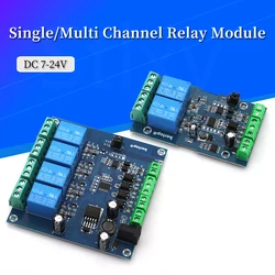 Módulo relé Modbus RTU RS485/TTL con protección antirretroceso