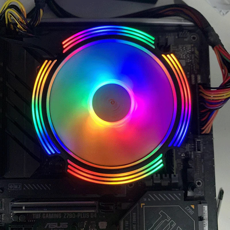 Enfriador de CPU de 4 tubos de calor, ventilador de radiador de PC de perfil bajo de 4 pines PWM de 120MM para Intel LGA 1366 1700 2011 1150 1151 X99 X79 AM5 AM3 AM4 - imagen 5