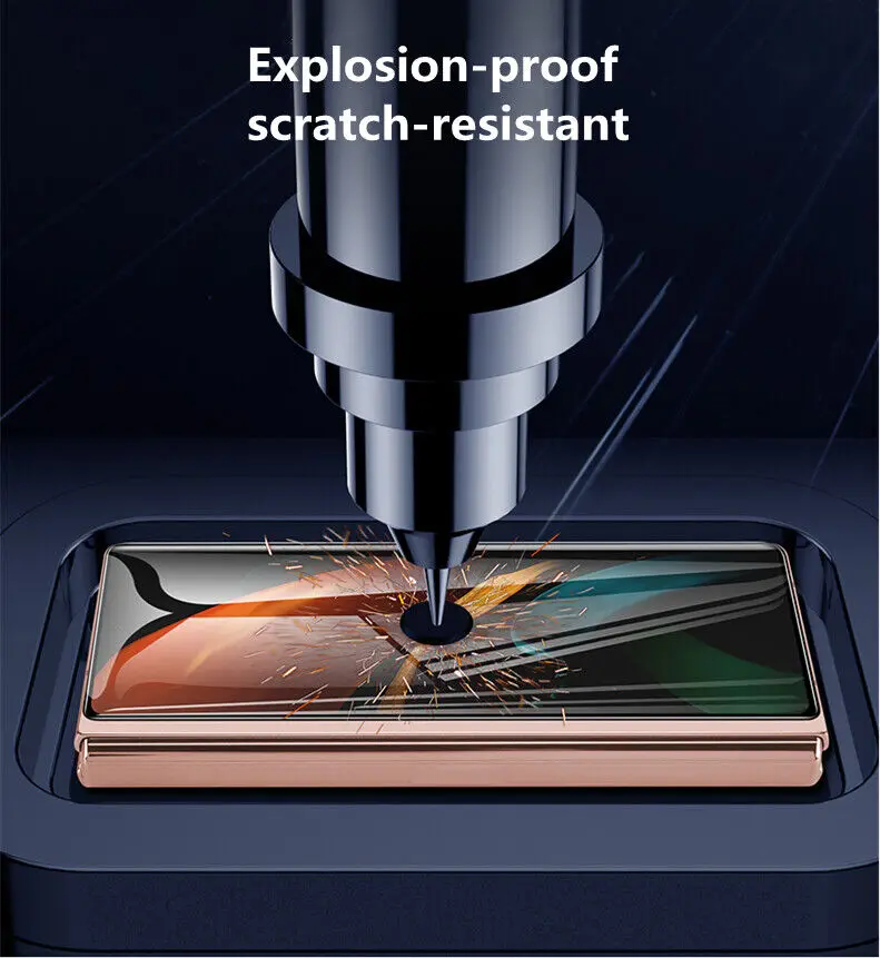 Lente de cámara 3D frontal y trasera, vidrio templado antiespía para Samsung Galaxy Z Fold 7 SE 6 5 4 3 2 W25 W24 W23 Protector de pantalla - imagen 5