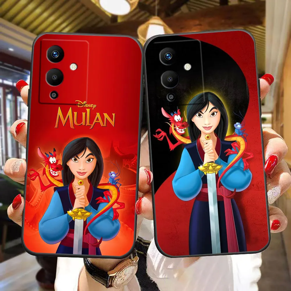 Funda de teléfono personalizada Disney Mulan Mushu Dragon para Infinix TECNO POP SPARK SMART 5 6 7 8 9 CAMON 15 16 17 20 20C 30C 30 30S - imagen 3