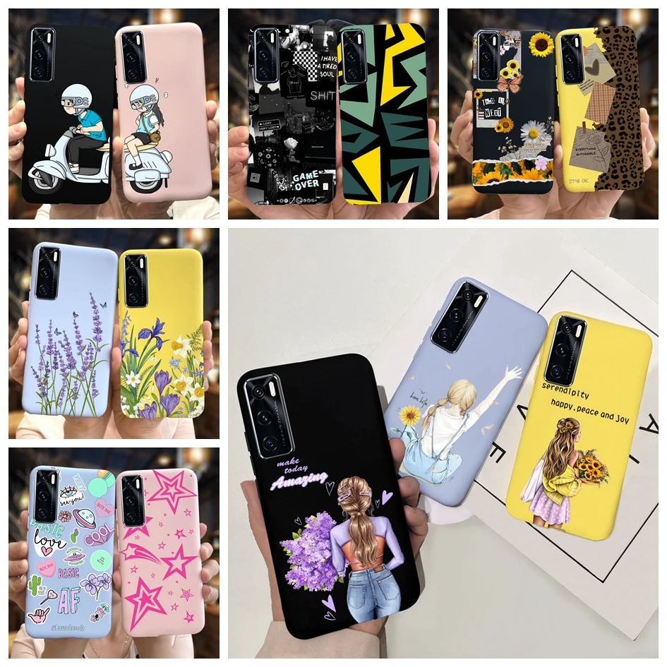 Para Vivo V20 SE funda para Vivo V20 V20SE funda de teléfono para Vivo V2022 V2023 V2025 V2024 V2040 parachoques a prueba de golpes fundas de silicona suaves