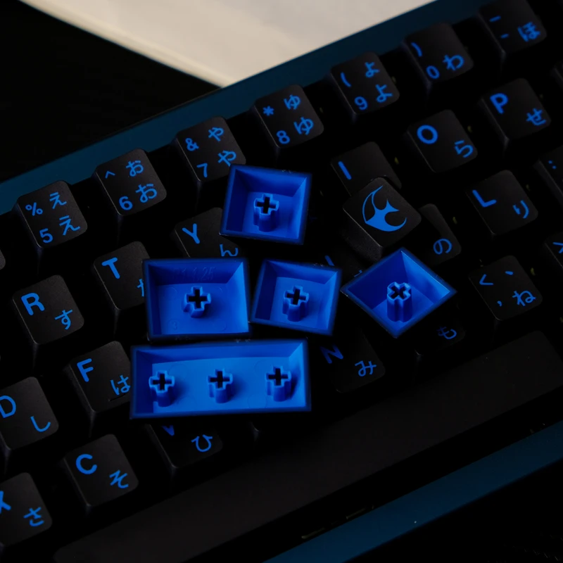 GMK Abyssal clon Keycaps, PBT Dye, sublimación, Cherry Profile Keycap para teclado mecánico MX Switch 64 75 84 96, 1 Juego - imagen 4