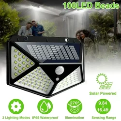 Lámpara Solar con Sensor de Movimiento – Foco LED Exterior Impermeable