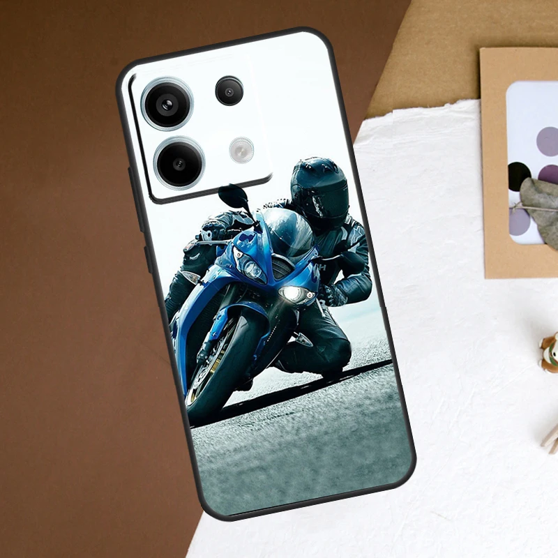 Funda de teléfono para motocicletas Redmi Note 12 13 Pro Plus 9 10 11 Pro 9S 10S 11S 12S Redmi 10C 12C 13C - imagen 5