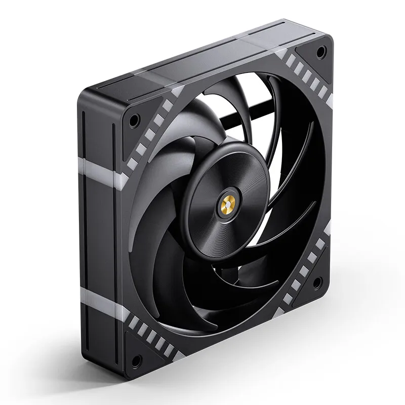 Jonsbo HF2-120WR ventilador para chasis de computadora ventilador con cubierta de rendimiento de 120mm 5V 3PIN ARGB 4 pines PWM HF2-120BR ventilador de refrigeración de CPU 800-2200RPM - imagen 5