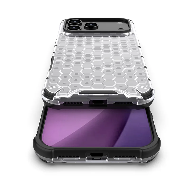 Para iPhone 17 Pro Max Funda iPhone 17 Pro Max Funda estilo panal Protector de parachoques Fundas protectoras para teléfono para iPhone 17 Air Funda - imagen 5