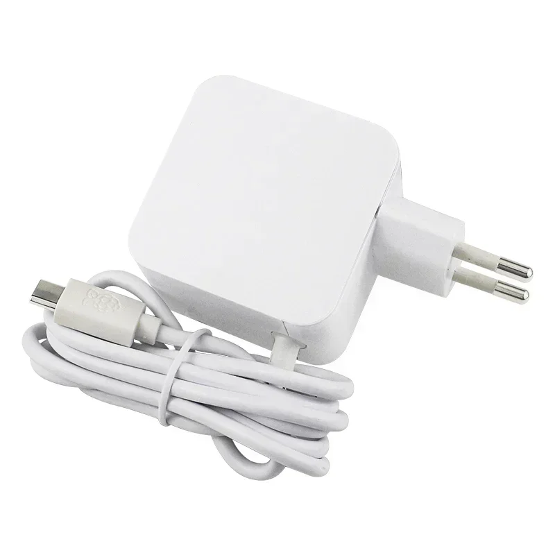 Fuente de alimentación Raspberry Pi 27W USB-C blanca EE. UU./UE, compatible con estándar PD de 5,1 V 5A - imagen 5