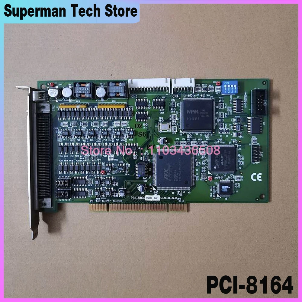 Para ADLINK Servo paso a paso de 4 ejes Control de movimiento 51-12406-0A40 PCI-8164 paso de 4 ejes - imagen 3