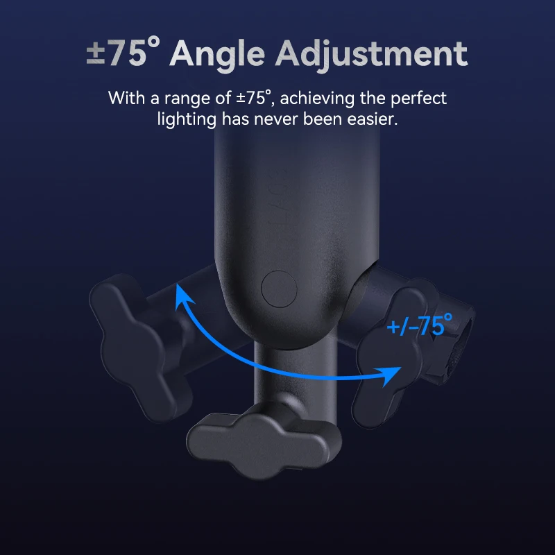 ​ Ulanzi LA03 Soporte de luz Empuñadura para Ulanzi LT005 60W COB Luz de vídeo y luz de vídeo VL198 con tornillo estándar de 1/4'' - imagen 4