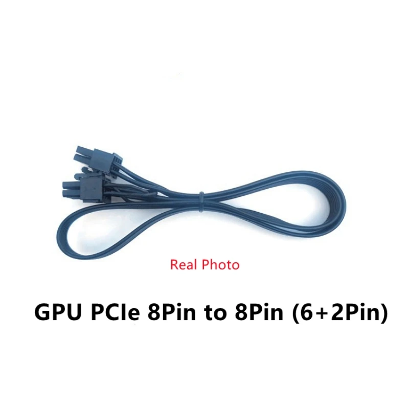 Cable de alimentación GPU PCI-e único de 8 pines 6 + 2 pines para Corsair RM1000i, RM850i, RM750i, RM650i Platinum tipo 4 alimentación Modular, 18AWG 60 CM - imagen 5