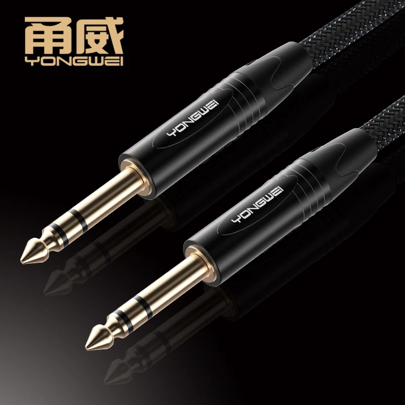 YONGWEI Cable de Audio con clavija de 6,5mm, Cable auxiliar para micrófono y guitarra eléctrica, conector macho a macho - imagen 5