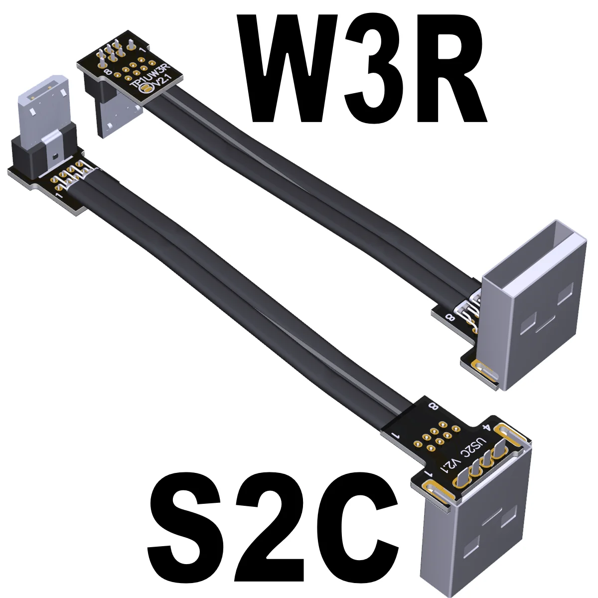 Cable de extensión FPC USB A 2,0 A Micro B Tipo A macho micro-b FPV, adaptador USB2.0, Cable plano ultrafino con blindado - imagen 4
