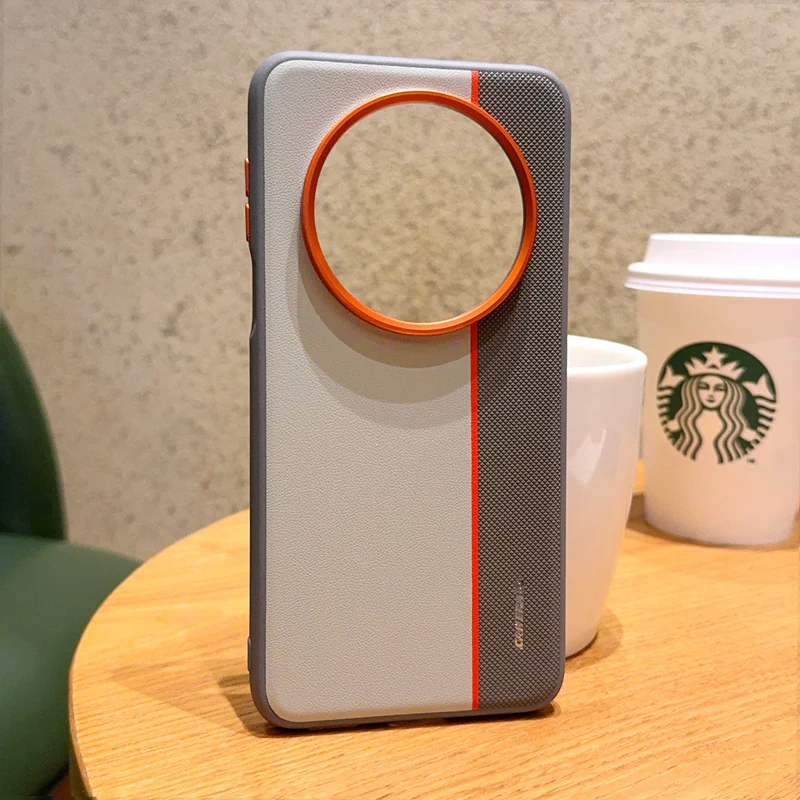 Para Huawei Mate 60 70 Pro funda de moda de cuero PU funda protectora trasera para Huawei Mate 60RS 50RS 40RS carcasa de teléfono - imagen 3