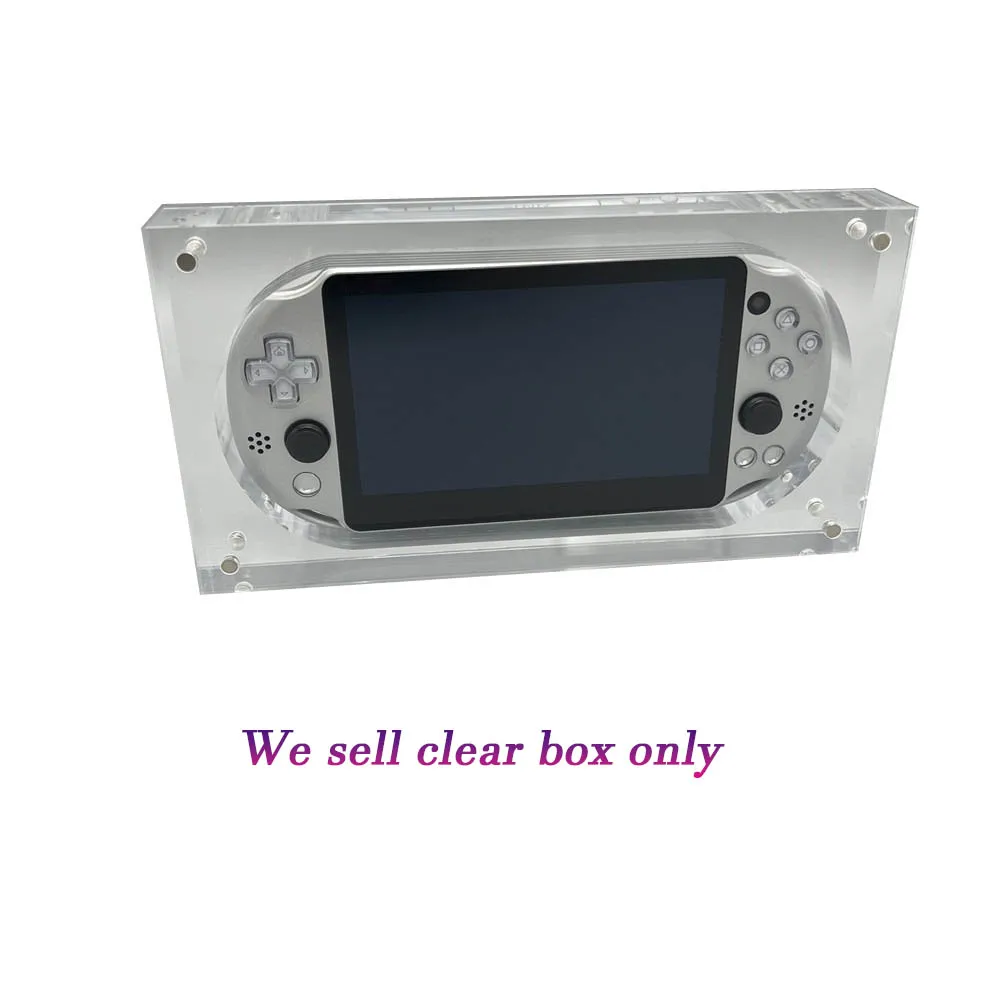 Caja acrílica magnética transparente para PSV2000 Vita 2000, cubierta de consola de juegos, soporte de almacenamiento de exhibición, accesorios de juego