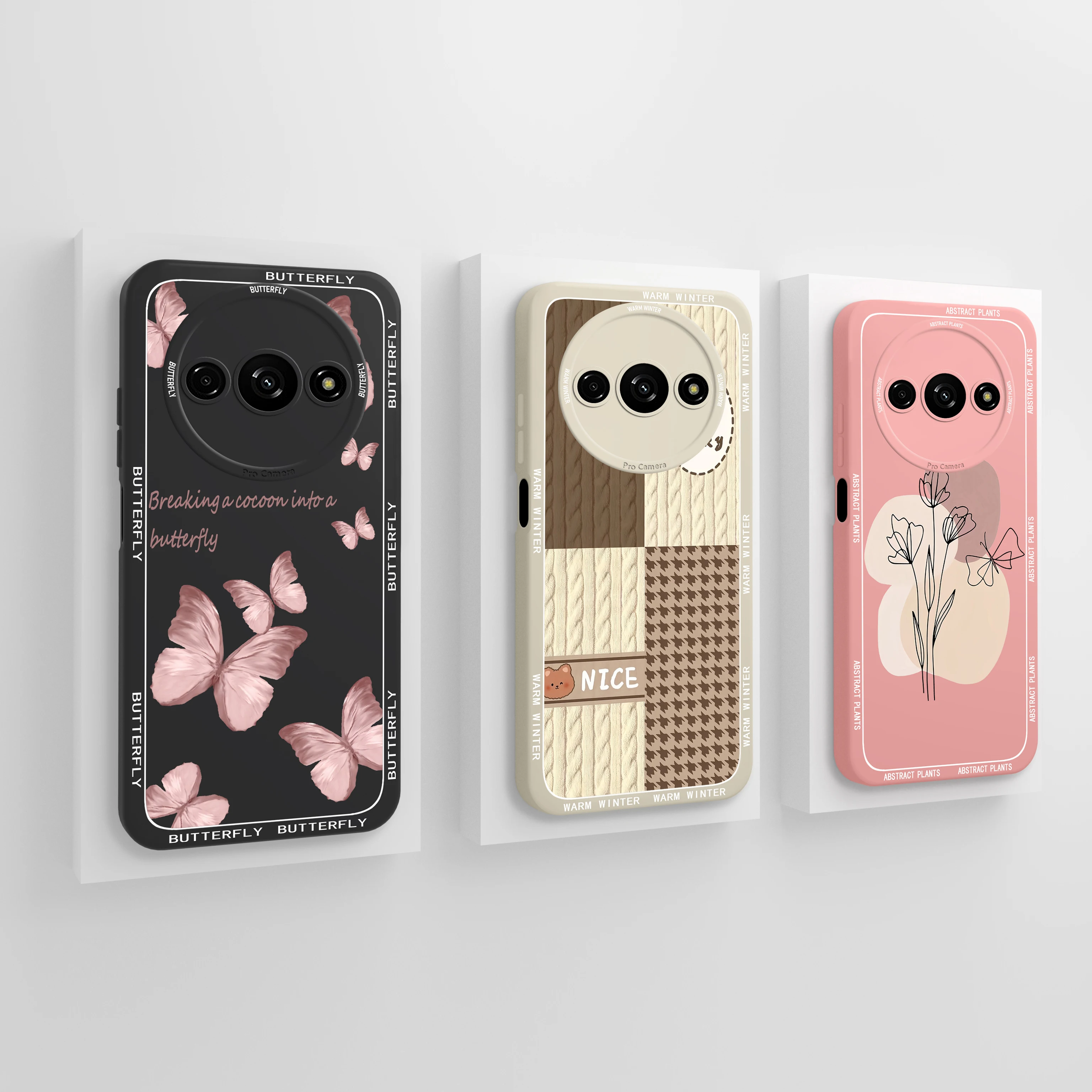 Funda de teléfono para Xiaomi Redmi A3 A3X Poco C61 4G, funda protectora de silicona de estilo creativo bonito para RedmiA3X PocoC61 Fundas Coque - imagen 5
