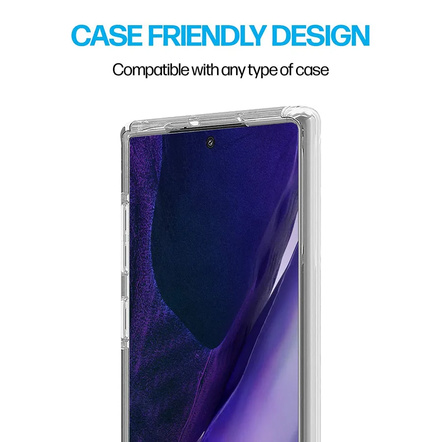 Película de hidrogel de cubierta completa para Samsung Galaxy Note 20 Ultra 10 Plus, Protector de pantalla amigable en Sansung Note 8 9 10 20, 4 Uds. - imagen 5