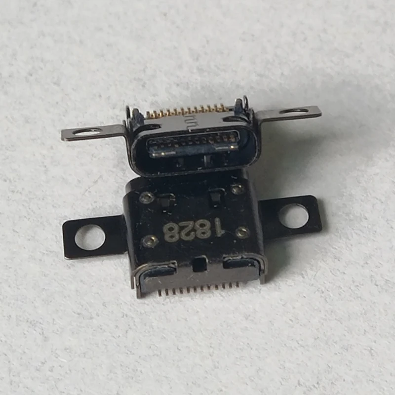 Conector de interfaz de alimentación de cabezal de carga de TYPE-C, enchufe trasero adecuado para Lenovo 720S-13IKB 720S-13ARR, conector CC de un solo cabezal, 1 Uds. - imagen 5