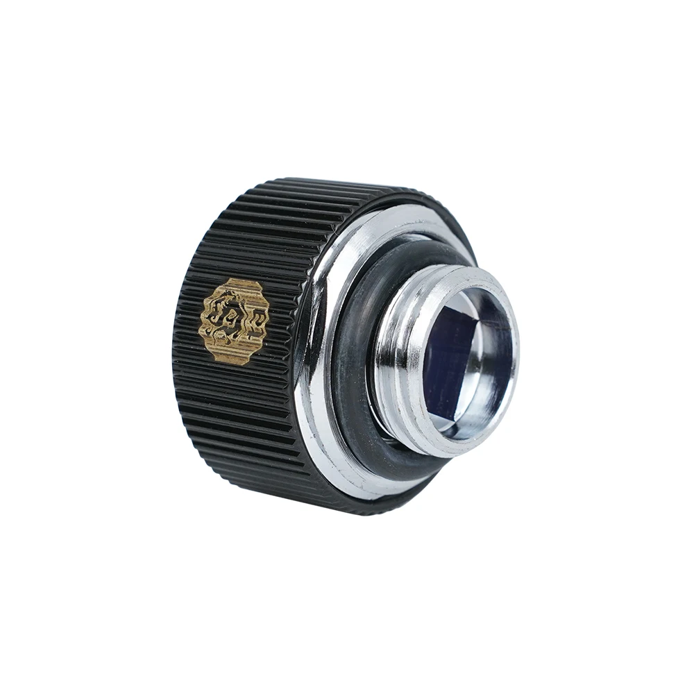 Bitspower Touchaqua 10X14MM tubo rígido Anti fuera de la mano compresión G1/4 "accesorios para tubos duros OD14MM negro, plata - imagen 3