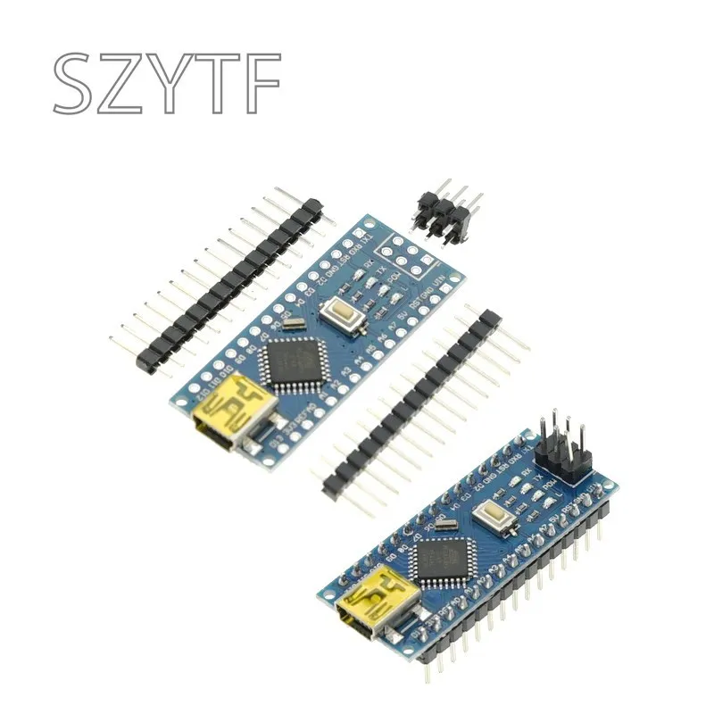 Nano Micro USB con gestor de arranque, controlador rojo Compatible con Nano V3 para Arduino CH340, controlador USB Nano v3.0, ATMEGA168P