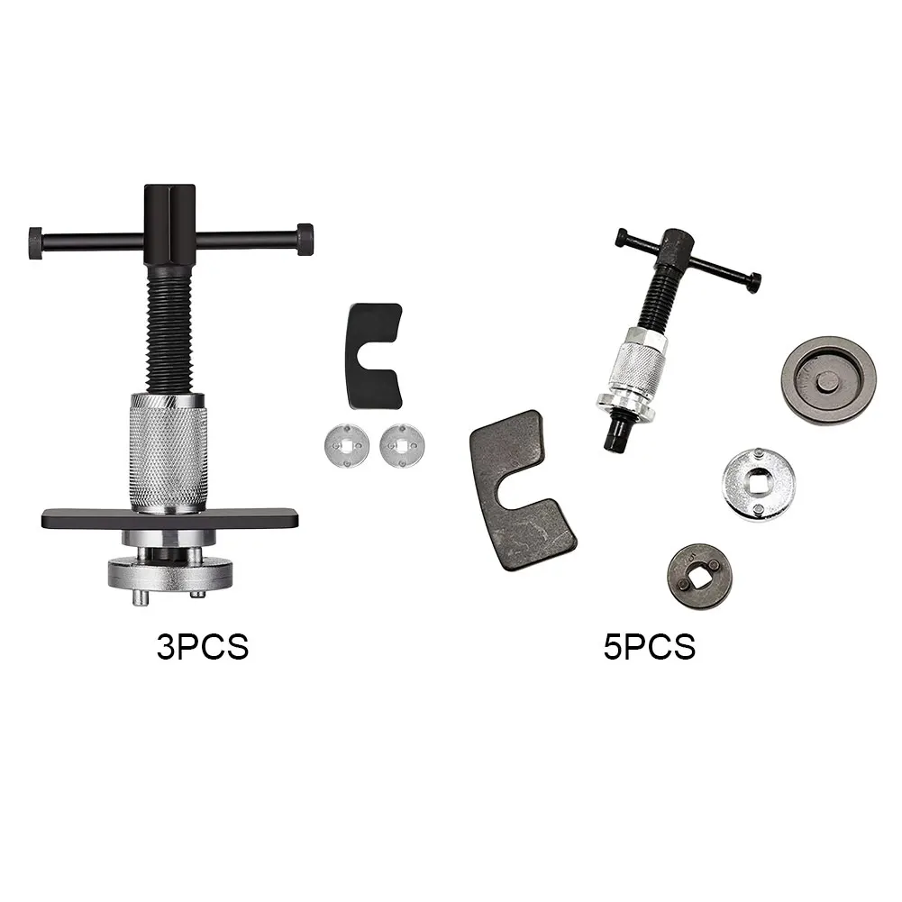 Kit de herramientas de pinza de freno de coche, juego de herramientas de rebobinado de pistón cromado, herramientas separadoras de pinza para reparación de automóviles, 3/5 Uds. - imagen 2