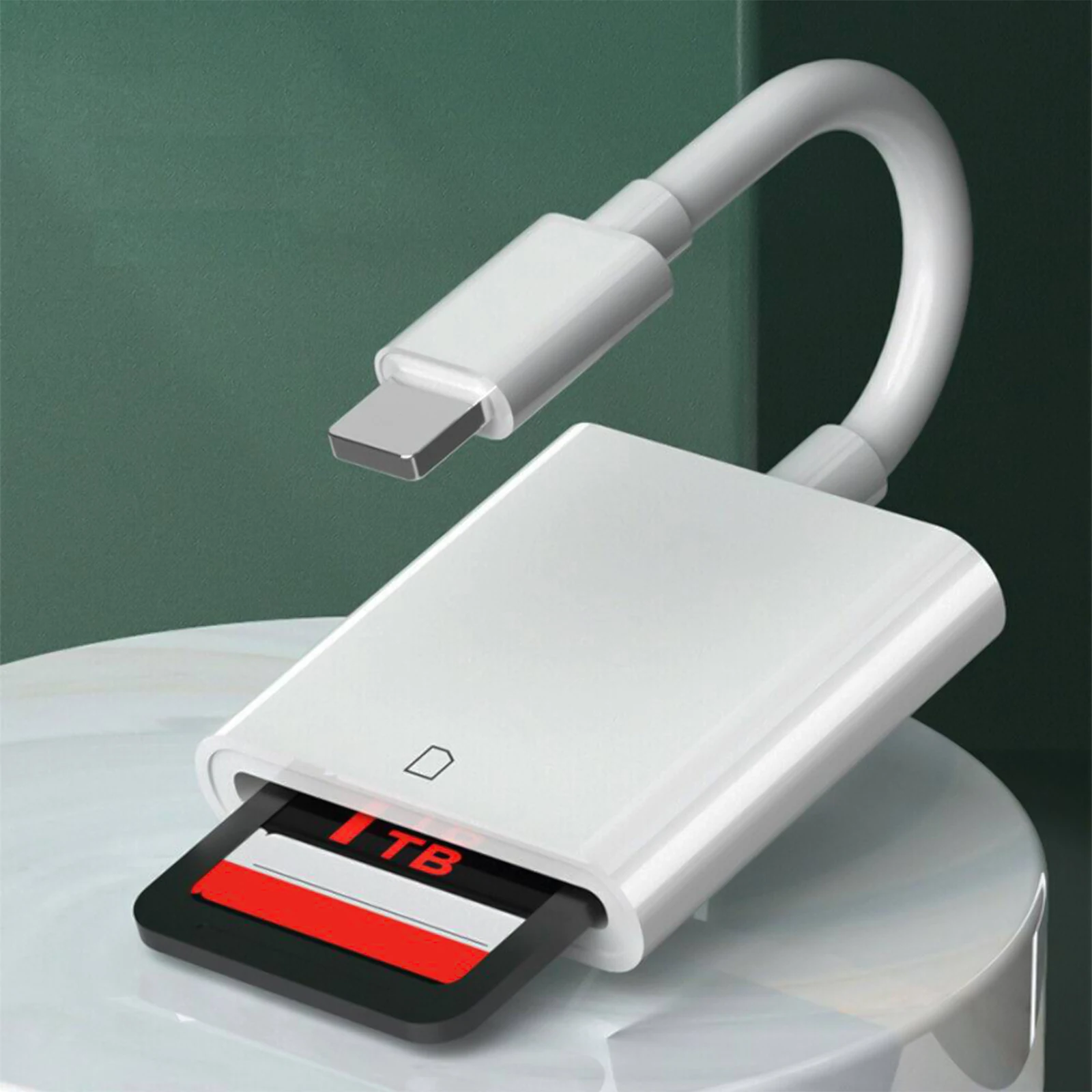 Lector de cámara de tarjeta SD iOS para iPhone Lector de tarjetas SD Lector de tarjetas de memoria Visor de cámara de rastreo Adaptador de tarjeta SD para iphone 14 - imagen 2