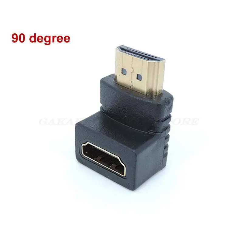 Adaptador macho a hembra convertidor compatible con HDMI conector de 90 grados 270 grados para Cable de extensión de TV HDTV - imagen 5