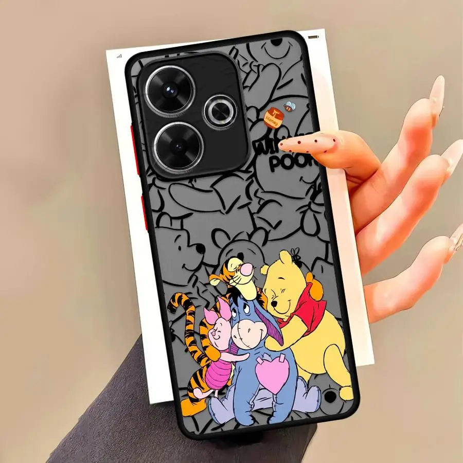 Funda de teléfono para Xiaomi Redmi 10A 9A 10C 14C K40 Pro 9T A2 + A4 A1 + 12C 9C TPU cubierta Disney Winnie The Pooh - imagen 2