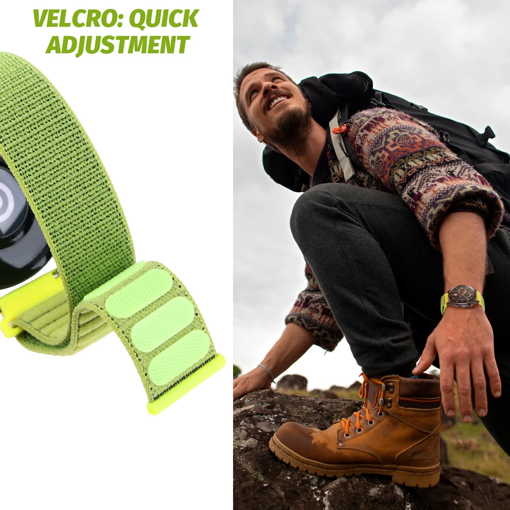 Correa trenzada de nailon de 20 a 22mm para Garmin Forerunner 265 255 245 570 165 pulsera musical Vivoactive 6 para Venu 3 2 Sq Band - imagen 4