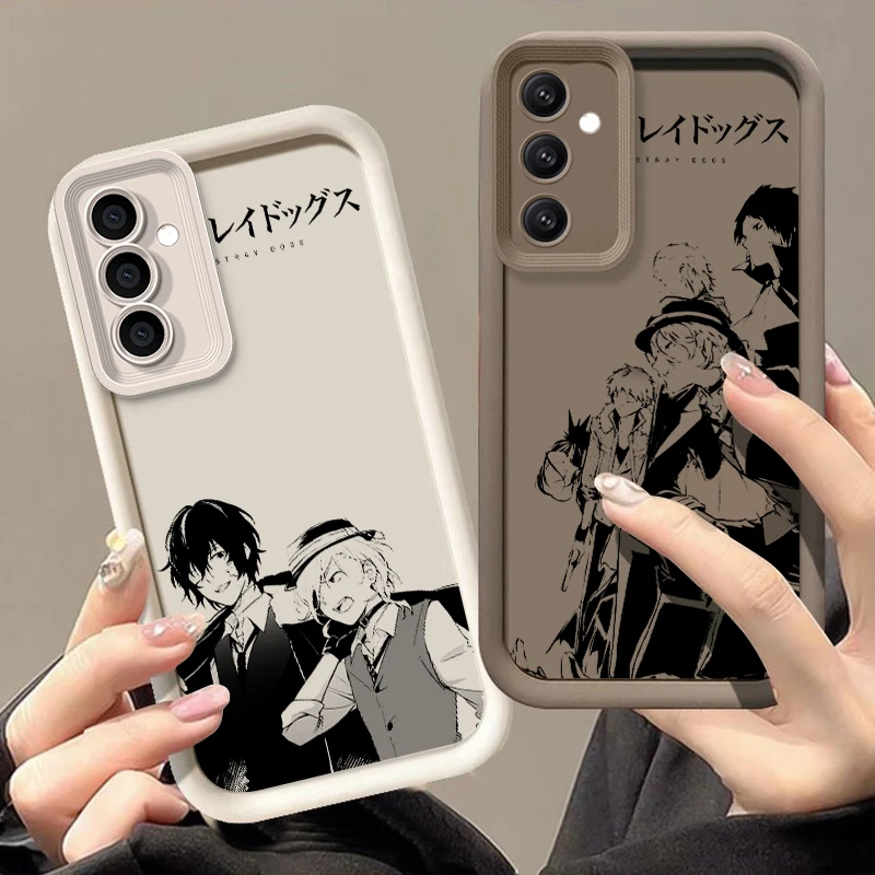 Bungo Stray Dogs para Redmi Note 13 12 11 10 9 Pro Plus 5G POCO F3 F4 F5 X3 X4 X5 GT funda de teléfono con escalera de ojo suave