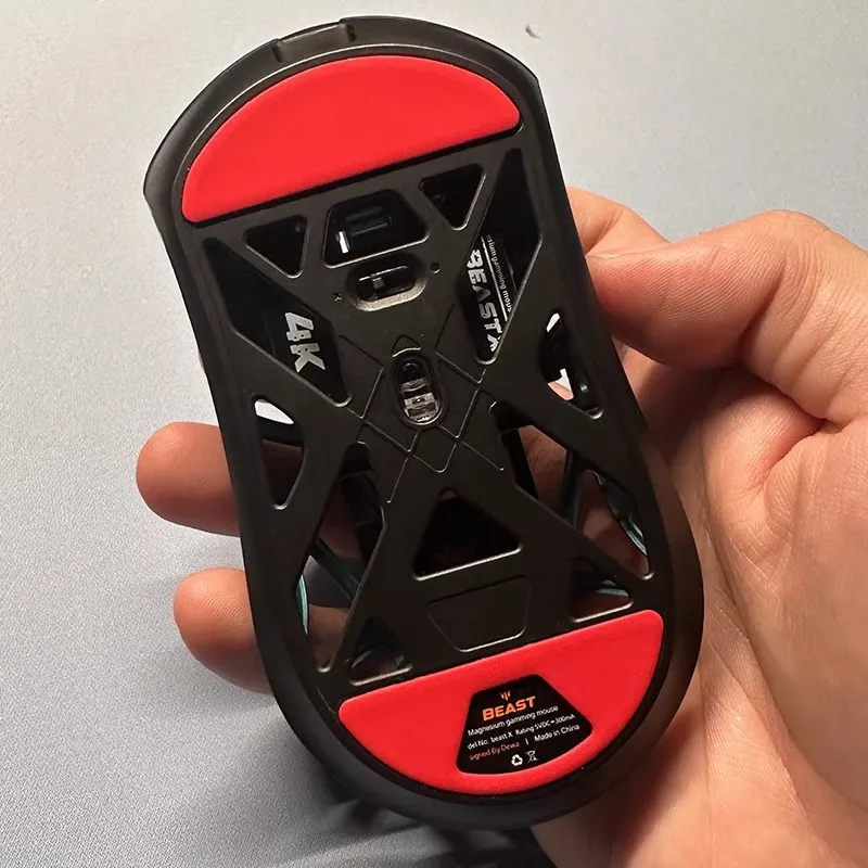 1 Juego de patines de ratón ultrafraglide para WLmouse Beast, Control de freno medio, pies de ratón de velocidad, versión ICE, deslizan los pies de PTFE