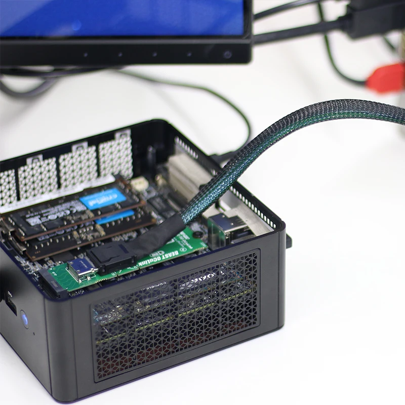 Adaptador NVME M.2 M Key a OCuLink para OCULINK GPU Dock Mini PC portátil a tarjeta gráfica externa convertidor de alta velocidad - imagen 4