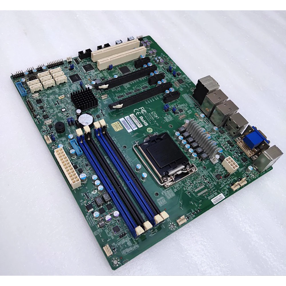 Para placa base de estación de trabajo Supermicro 4ta generación i3 i5 i7 Series LGA1150 DDR3 PCI-E 3,0 SATA3 C7Z87 - imagen 3