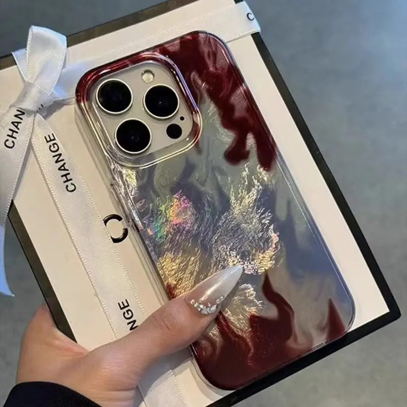 Funda de teléfono transparente con llamas degradadas para iPhone 16 15 14 Pro Max 13 12 11 XS X XR 7 8 Plus SE 2022, cubierta de protección a prueba de golpes - imagen 5