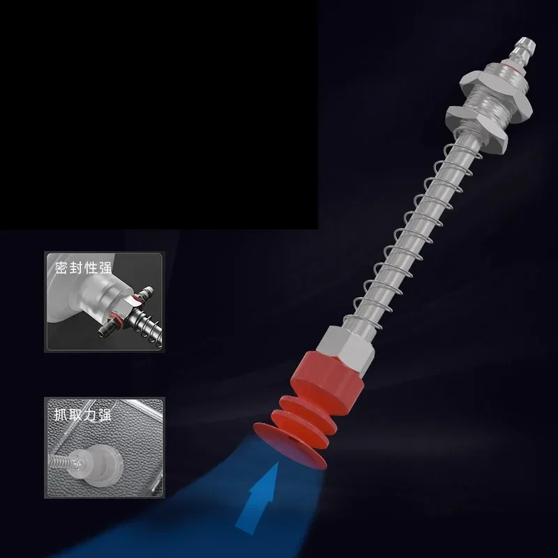 Ventosa de vacío neumática, boquilla de ventosa de silicona de tres capas YS-20 BT3-06, máquina de moldeo por inyección, manipulador, mandriles de vacío - imagen 5