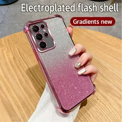 Funda Transparente Samsung Galaxy A – Brillo Degradado Antigolpes