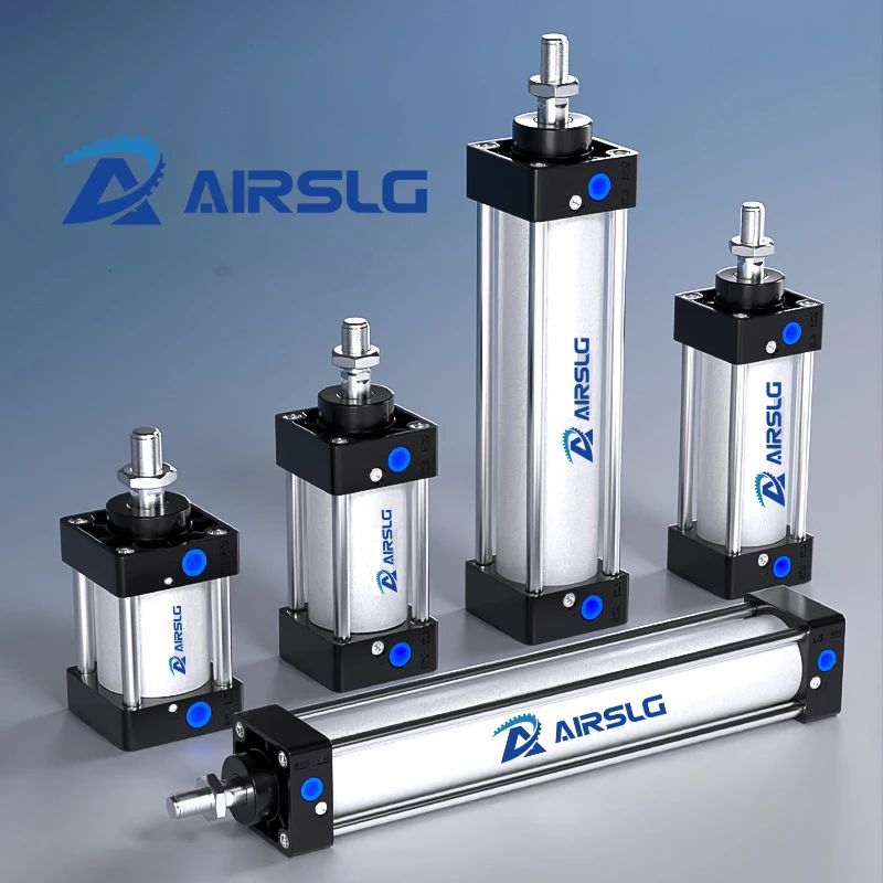 SC con anillo magnético cilindro de aire estándar SC32 40 50 63 80 100mm diámetro cilindro neumático pistón 25/50/75/100/200/300mm - imagen 3